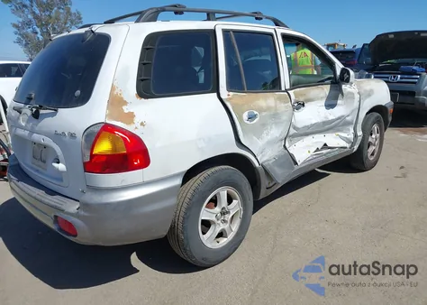2001 Hyundai Santa Fe 2.7L V6 Gls/2.7L V6 Lx из США, поврежденный, VIN KM8SC83D11U040476